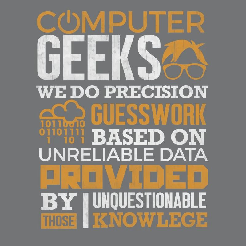 Computer Geek T-Shirt Wissenschaft Programmierer Nerd Geschenk