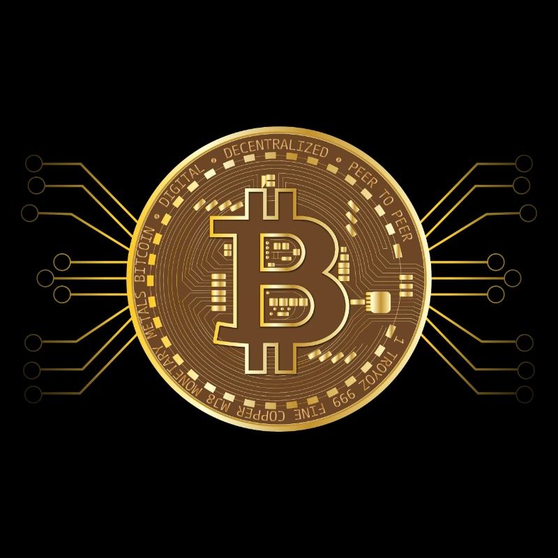 Bitcoin - Logo d’ordinateur