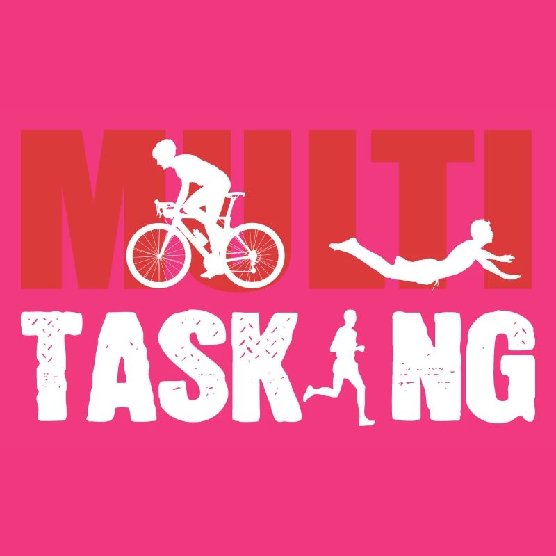 Multitasking Radfahrer Gift