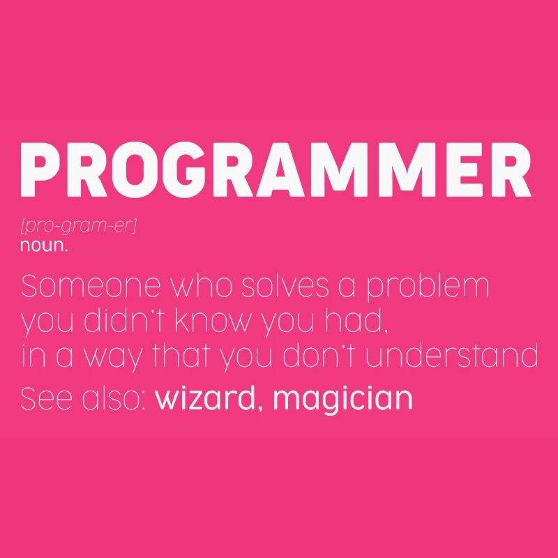 Programmer Noun Funny Coder Humor Nerd