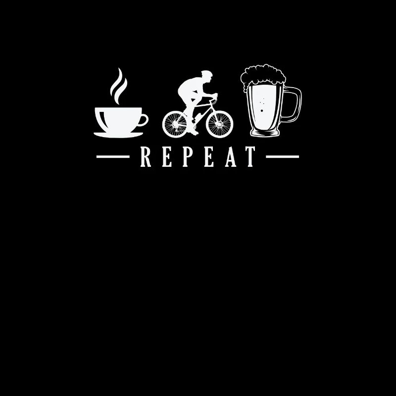 Café Vélo Bière Répéter Vélo Ride