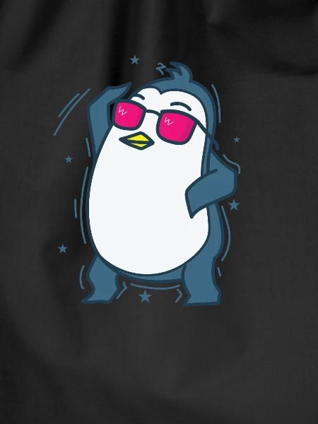Penguin dancing Antarctica bird