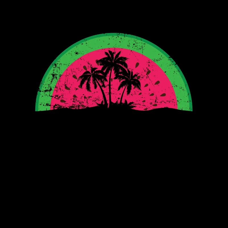 Island with beach and palm trees holiday