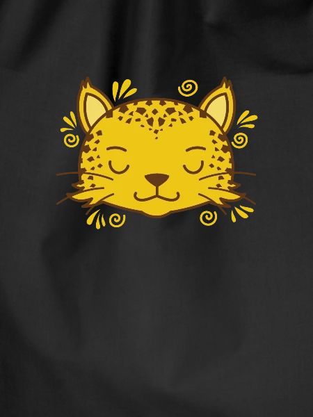 Leopard niedlicher Kopf Raubkatze
