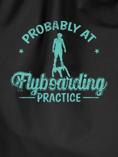 Probably at Flyboarding Practice Balance