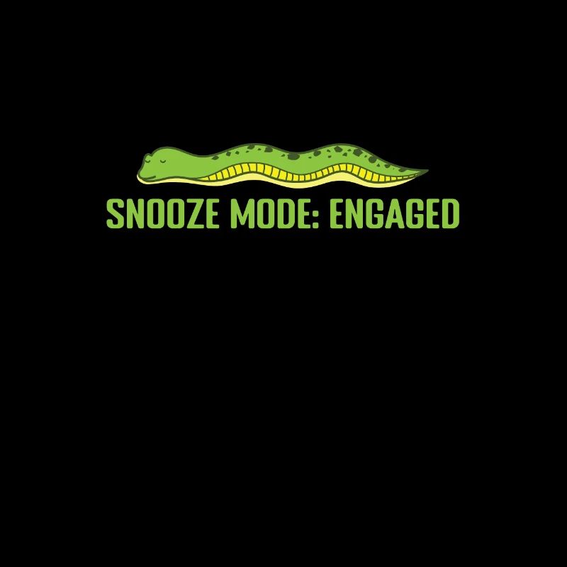 Snooze Mode: Engaged Schlafanzug Pyjama