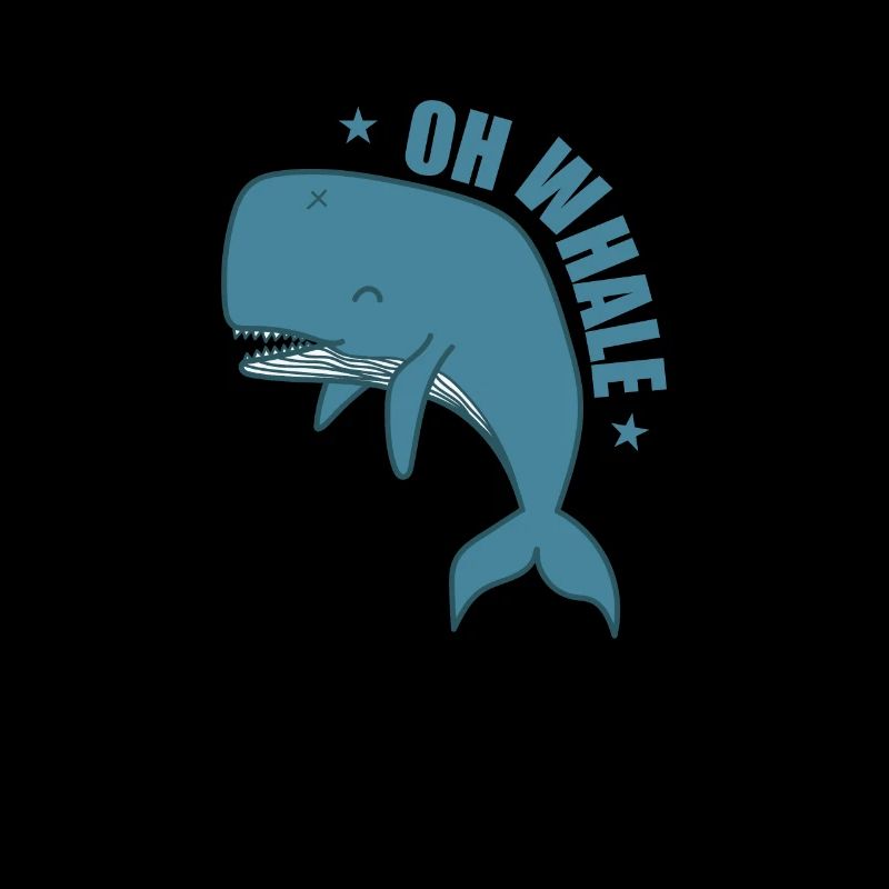 Oh cachalot de baleine dans l’eau