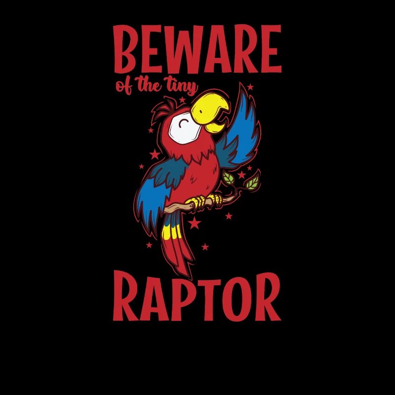Beware of the tiny Raptor Parrot Animal Bird