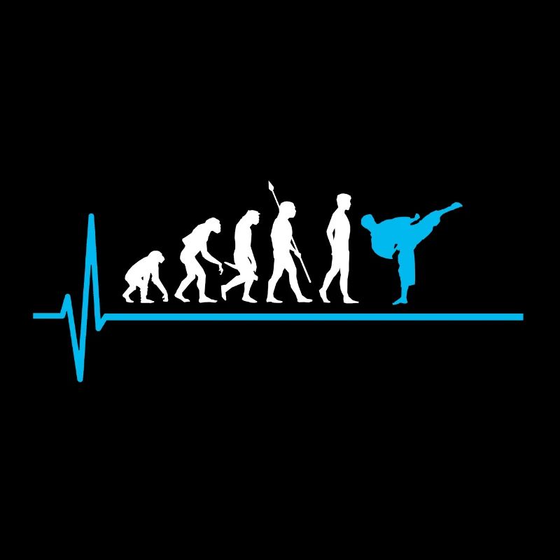 Karate evolution martial arts judo heartbeat