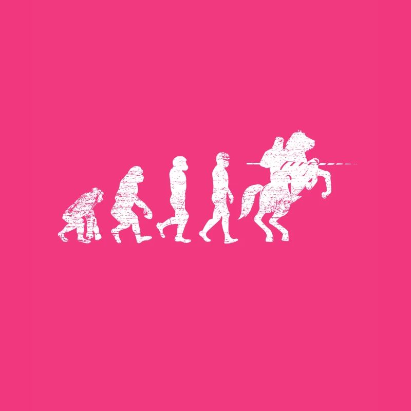 Evolution Cheval Cheval Cavalier Cadeau Templier