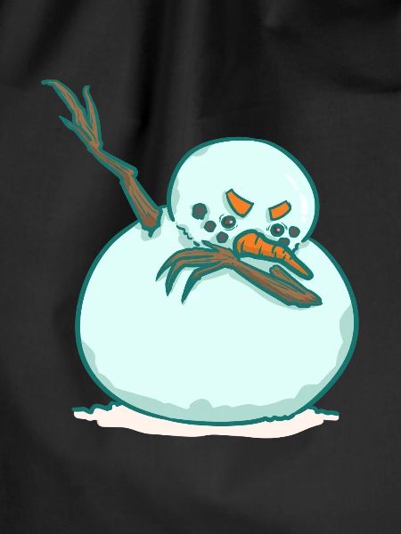 DAB snowman - winter - dancing