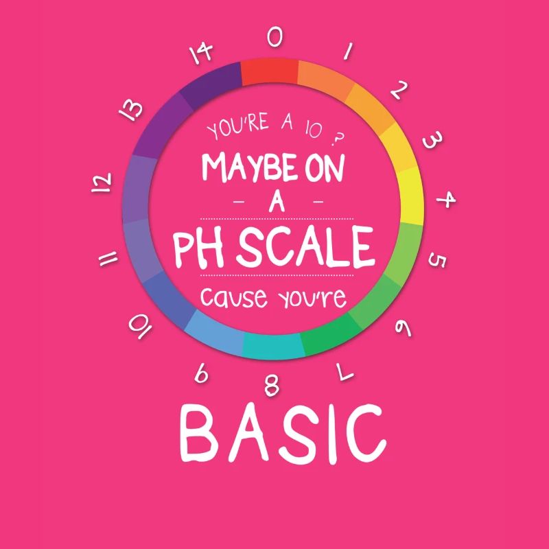 pH Scale Funny Chemist Fun Joke Fun Gift