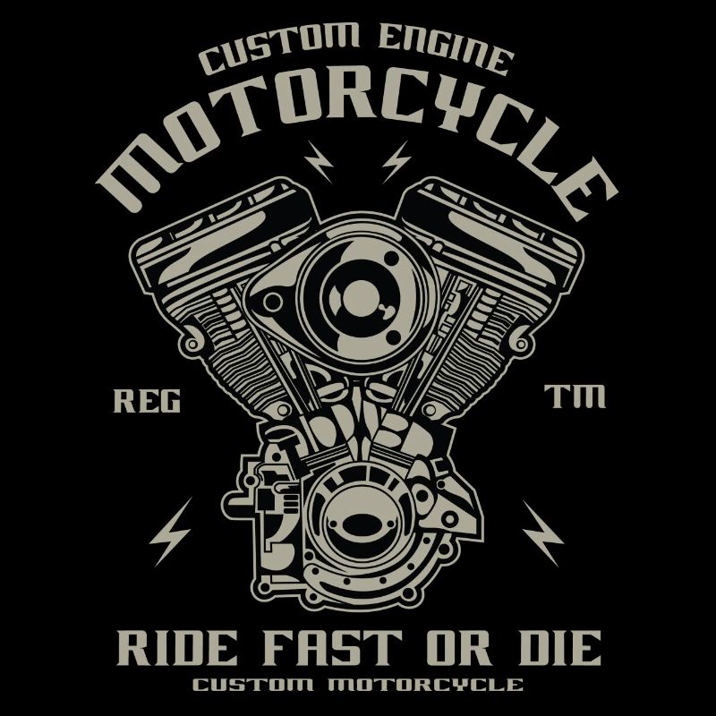 Conversion de moteur de moto Chopper Custom Engine