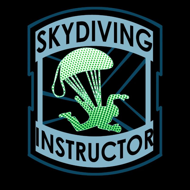 Skydiving Fallschirm Lehrer Trainer T-Shirt