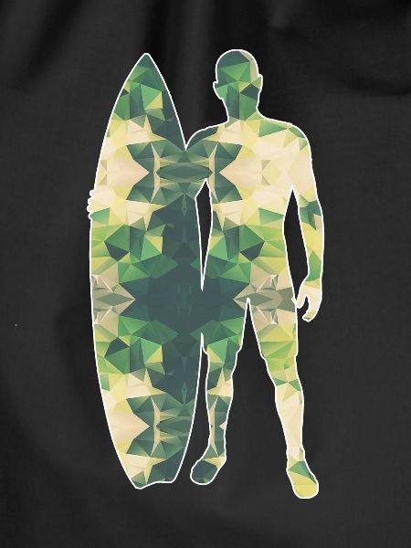 Polygon Surfer green