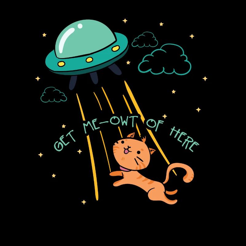 Ufo alien cat abduction