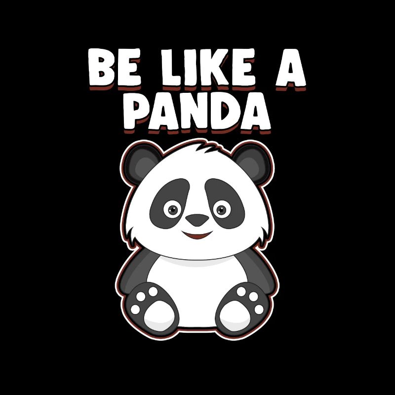 Sei wie ein Panda! Tier Geschenkidee