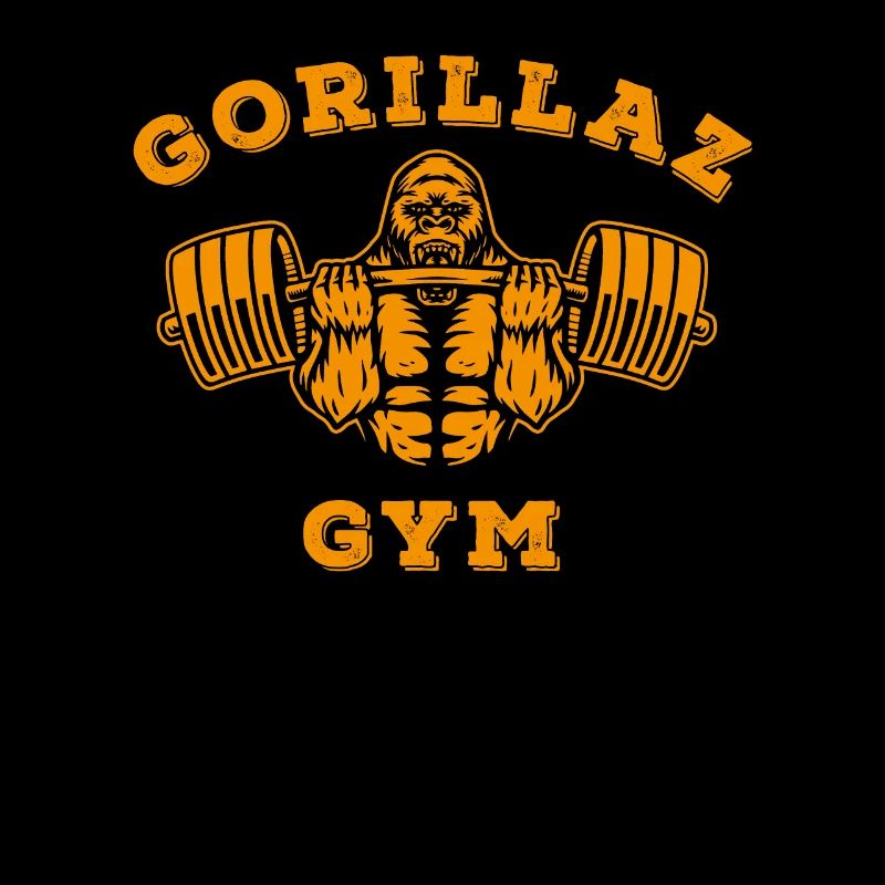 Cadeau d'haltères force musculation gorille