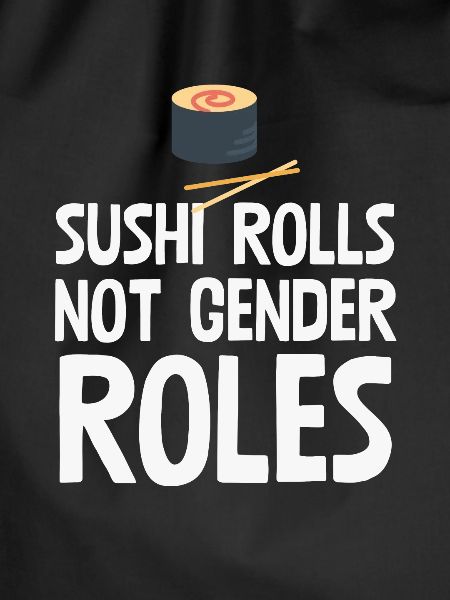 Sushi-Rollen nicht Geschlechterrollen