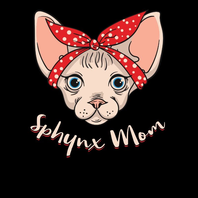 Sphynx mère de chat