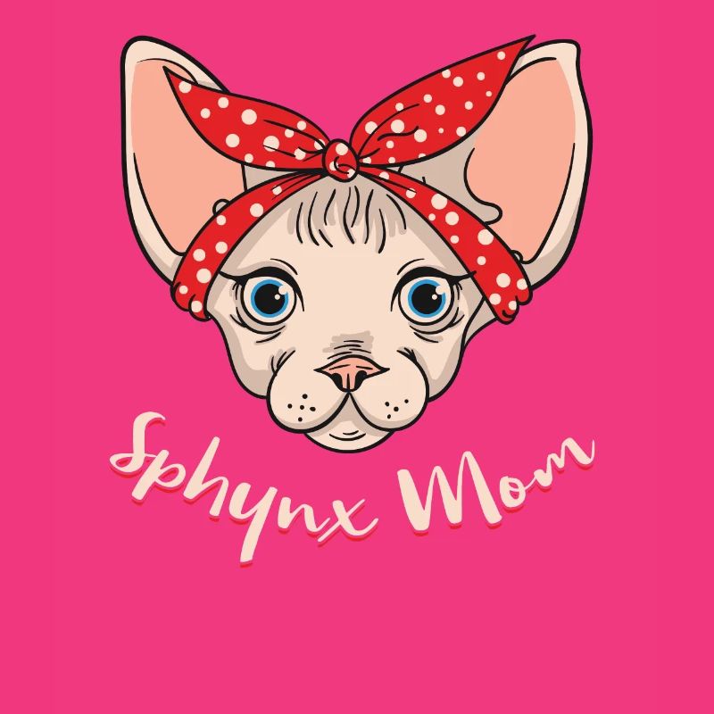 Sphynx mère de chat