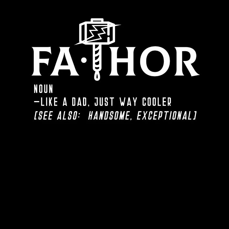 FaThor Superhero dad Father's Day Gift