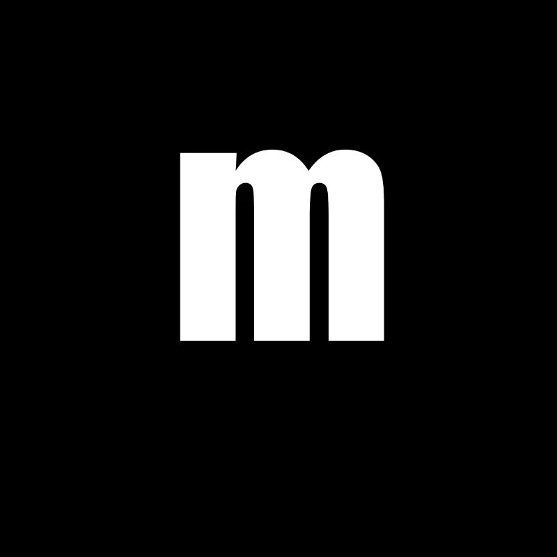 Der Buchstabe m M