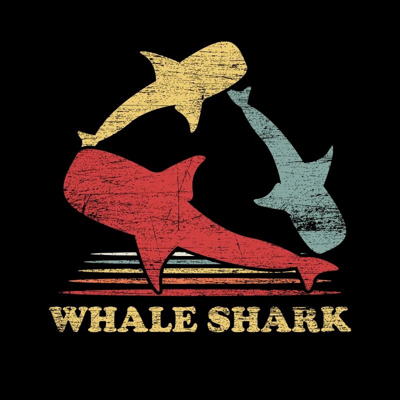 Whale shark retro