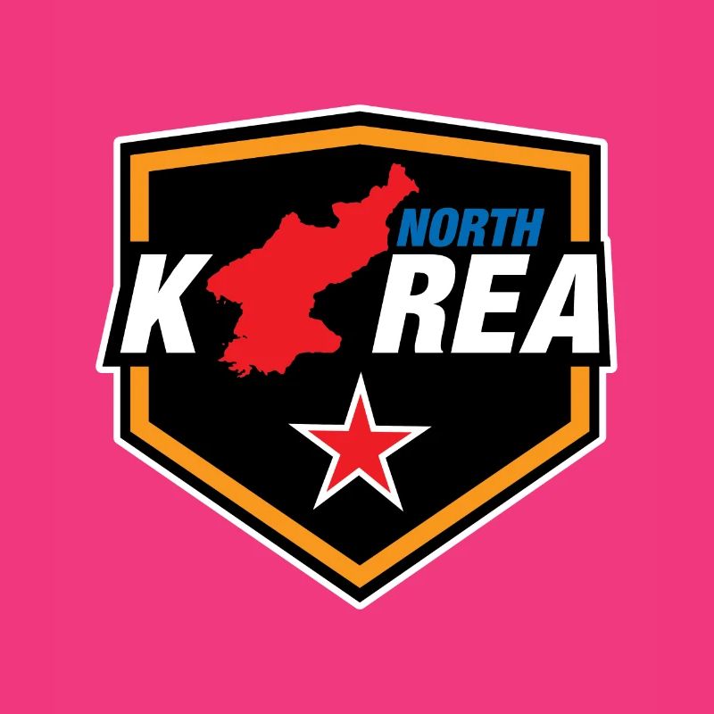 Corée du Nord Corée du Sud Drapeau Corée Asie