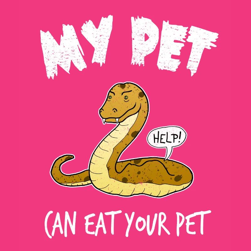 Cadeau drôle d'animal familier de python de serpent