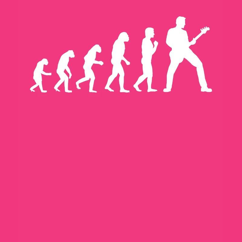 Evolution caveman to a guitarist
