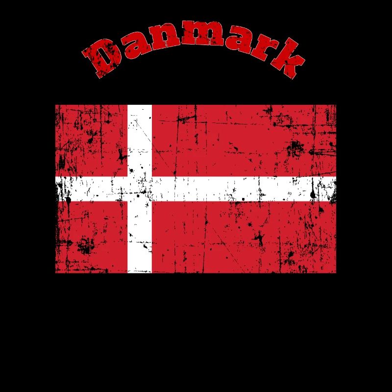 Danish flags with text