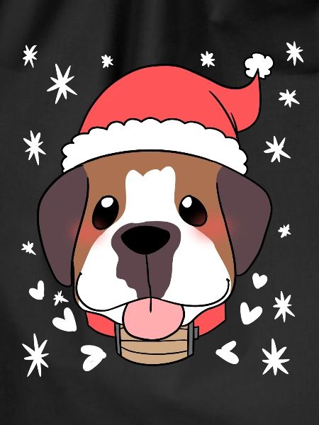Weihnachten – Weihnachtspullover – Bernhardiner