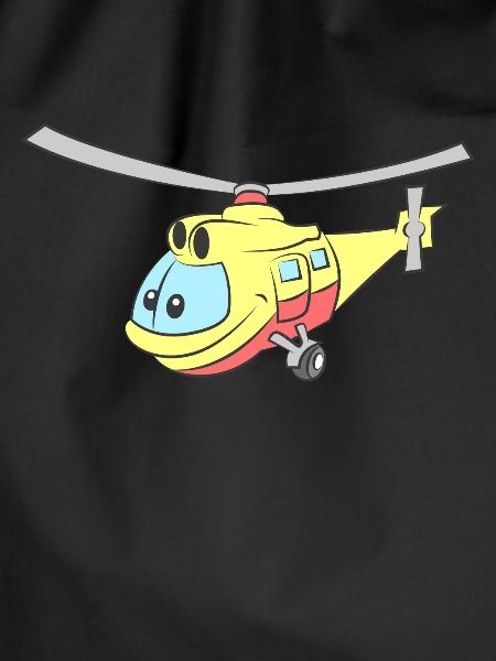 Helicopter with face
