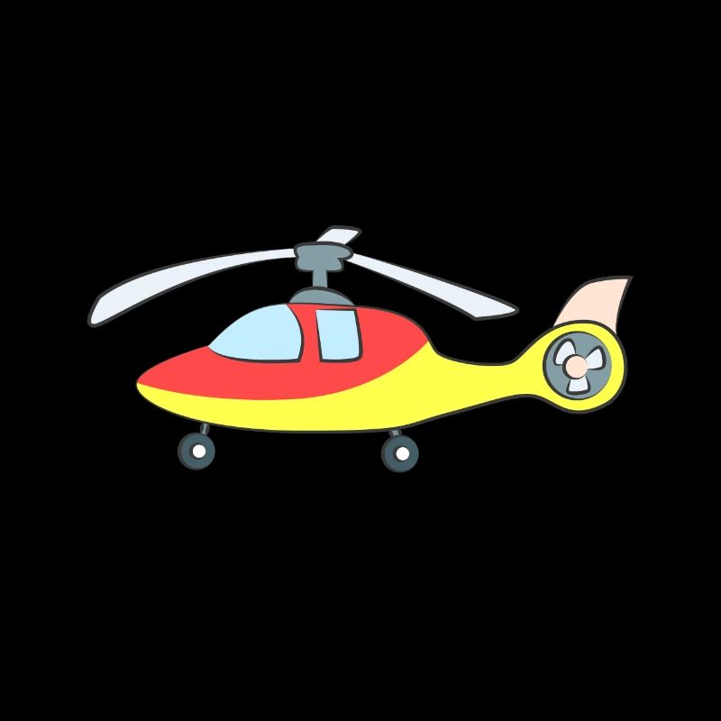 Cartoon Helicopter