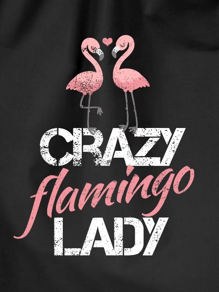 Crazy Flamingo Lady