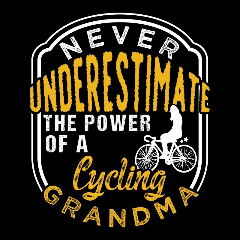 Cool Cycling Grandma