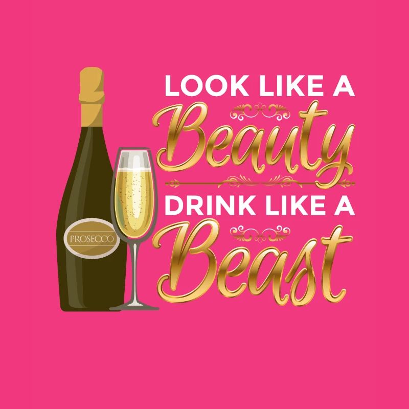 Prosecco ressemble à une boisson de beauté comme une bête