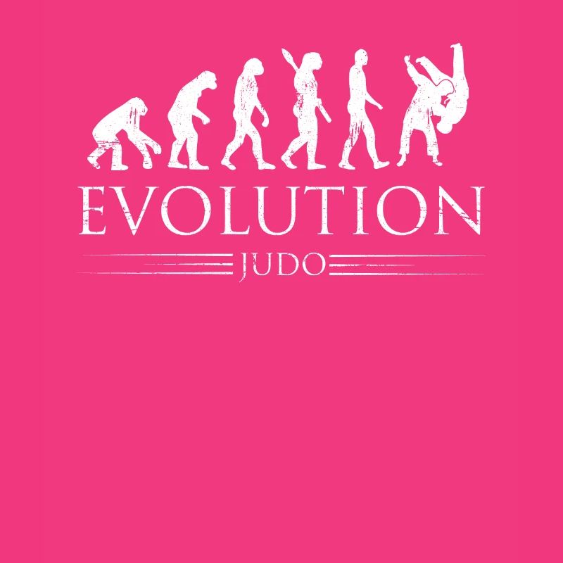 Judo-Kämpfer-Evolution