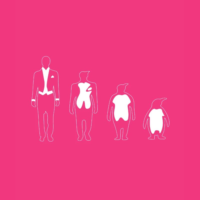 Evolution Mensch Pinguin