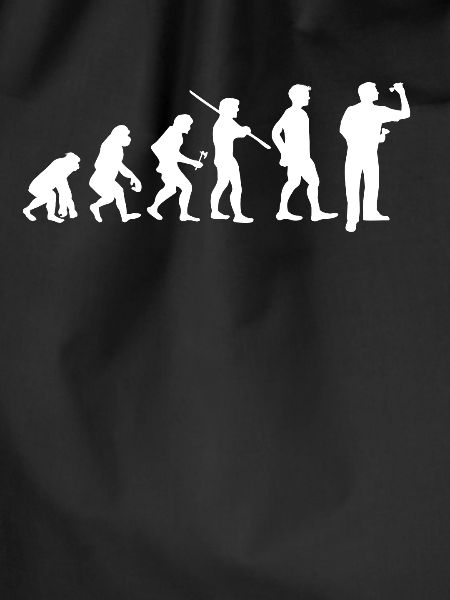 Human Evolution Darts Player
