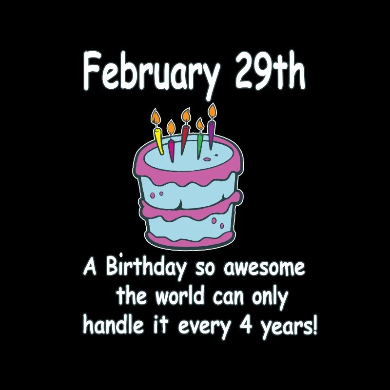 February 29th birthday leap year gift