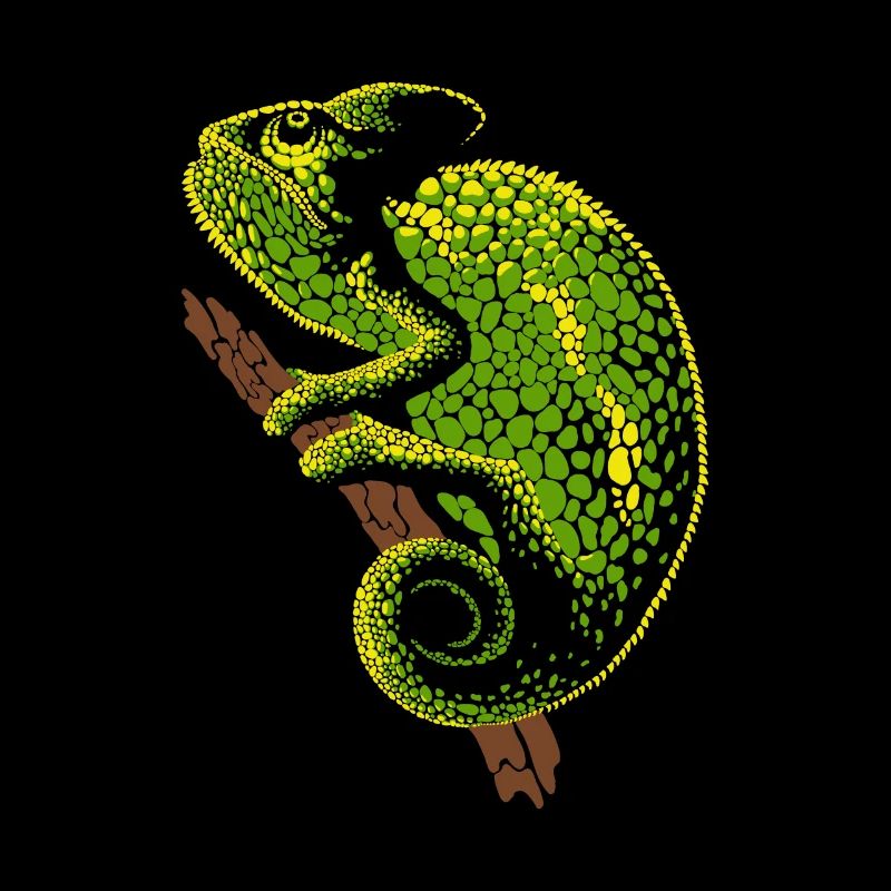 Caméléon reptile