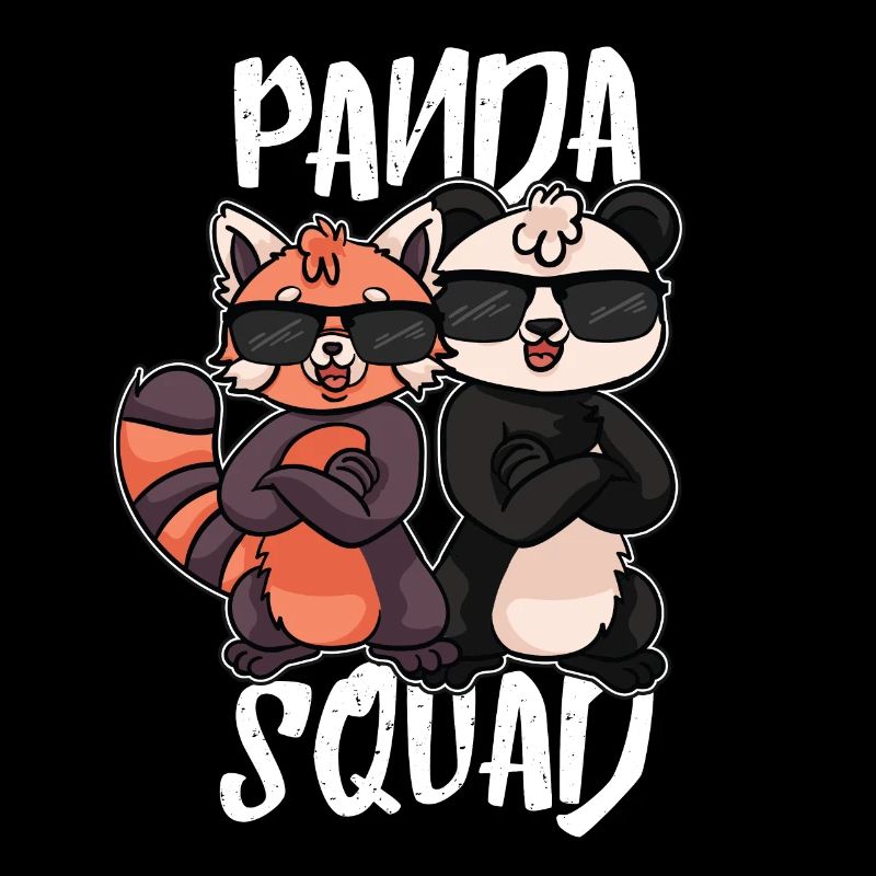 Petit Panda Panda panda rouge cadeau Squad
