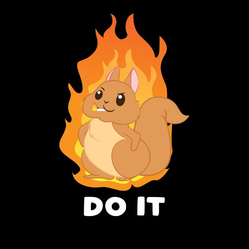 Eichhörnchen - Feuer - Eichkätzchen - Geschenk