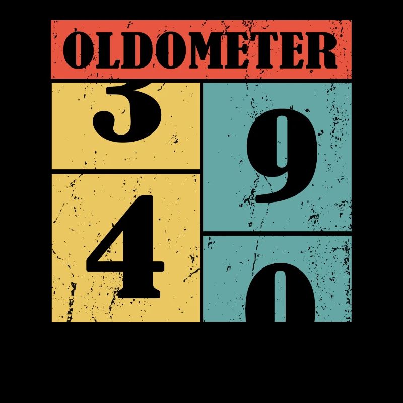 40 vierzig vierzigster Geburtstag oldometer - Shir