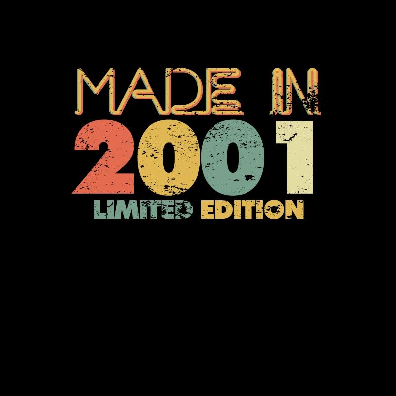 Made in 2001 Limited Geburtstag Geschenk
