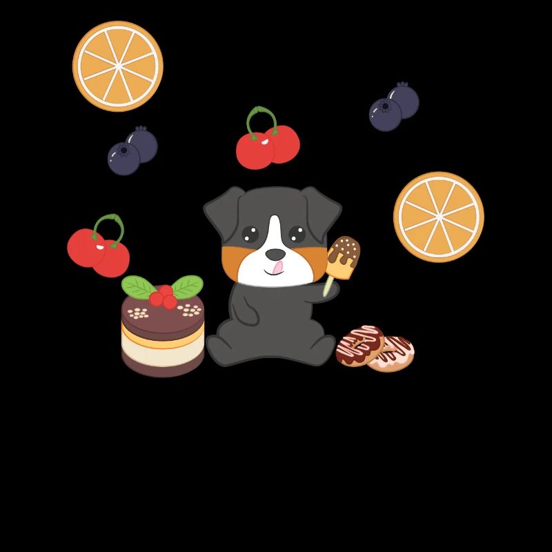Bernese Mountain Dog - Dürrbächler - Eating - snacking