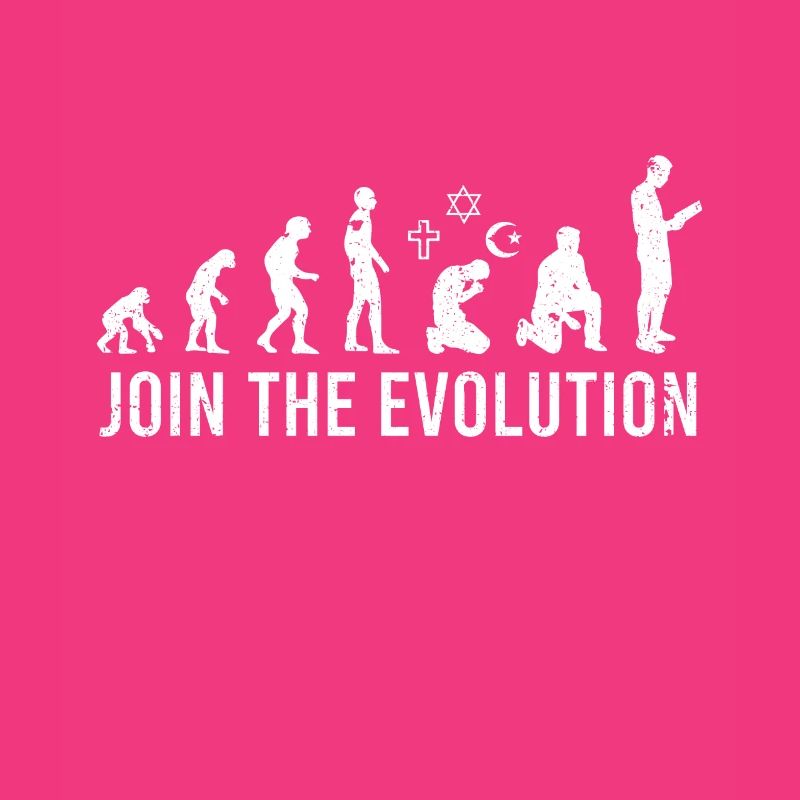 Sei ein Teil der Evolution für Atheist Agnostiker