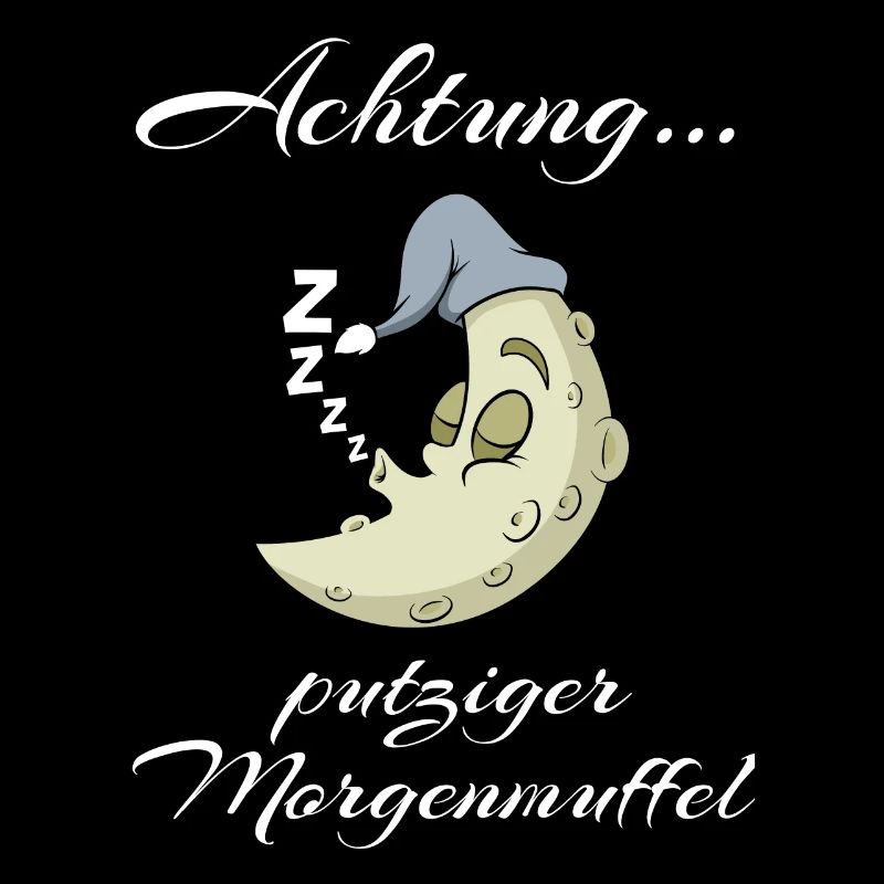 Putziger Morgenmuffel Schlafanzug Langschläfer